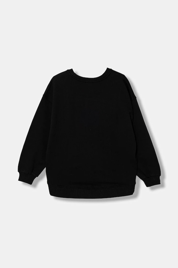 Παιδική μπλούζα από βαμβάκι Diesel SKIPRYS SWEAT-SHIRT J02621.0GEAD μαύρο SS26