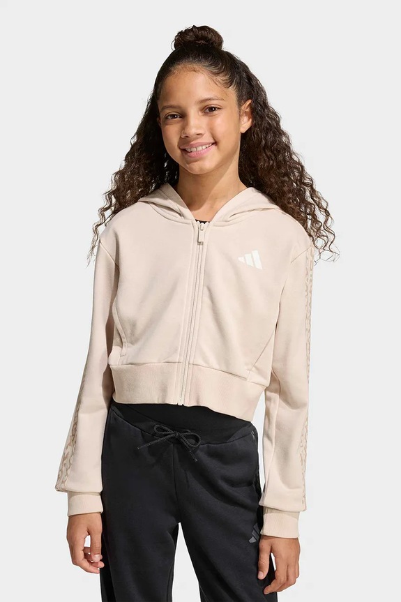 adidas bluză copii model fin bej KB6984