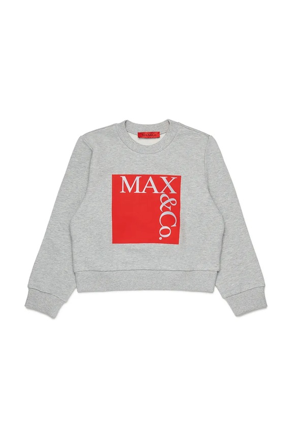 MAX&Co. felpa in cotone bambino/a MAXS3F SWEAT-SHIRT senza grigio MX0037.MX01H