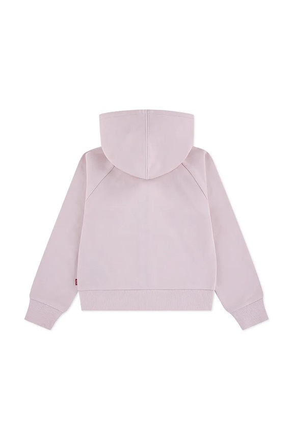 Κοριτσίστικα Παιδική μπλούζα Levi's MEET AND GREET ZIP UP HOOD 3EP548 ροζ