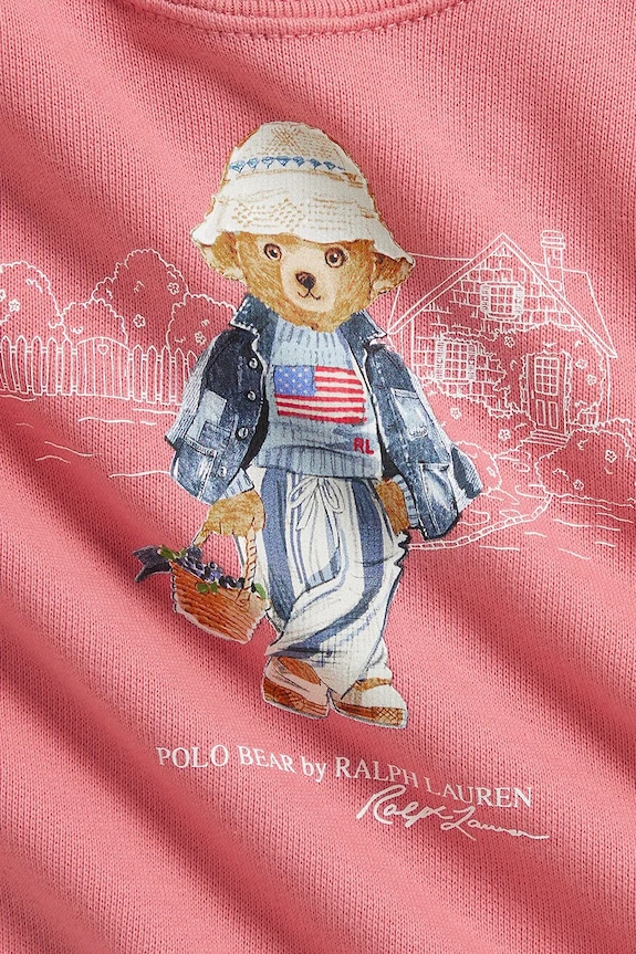 Dziewczynka Polo Ralph Lauren bluza dziecięca 310B15228001 różowy