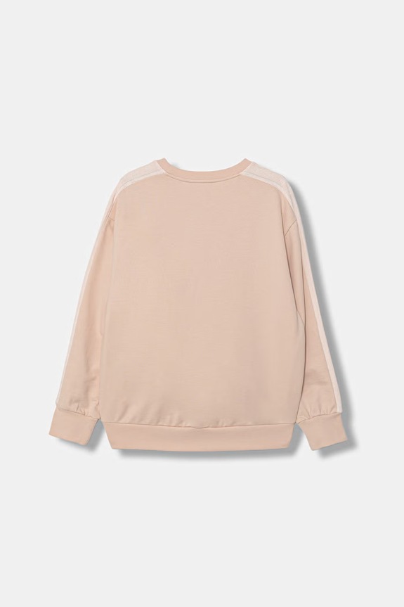 Elisabetta Franchi Melegítőfelső gyerek pamut EFFE168.0.FF002 bézs SS26