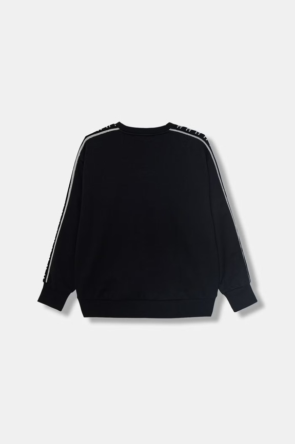 Elisabetta Franchi Felpa per bambini in cotone EFFE168.0.FF002 nero SS26