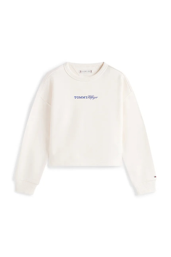 Tommy Hilfiger mikina detská bavlnená KG0KG09128.104.122.PPY2 biela SS26
