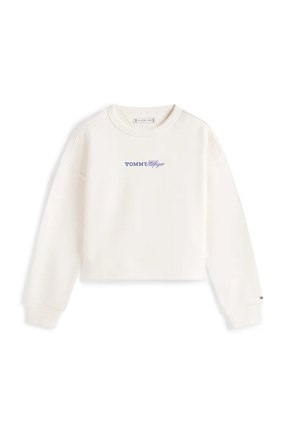 Tommy Hilfiger mikina detská bavlnená KG0KG09128.128.176.PPY2 biela SS26