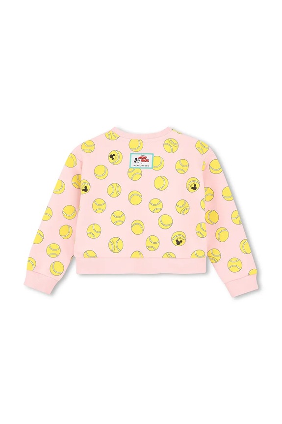 Marc Jacobs hanorac pentru copii bumbac W60748.86.108 roz SS26
