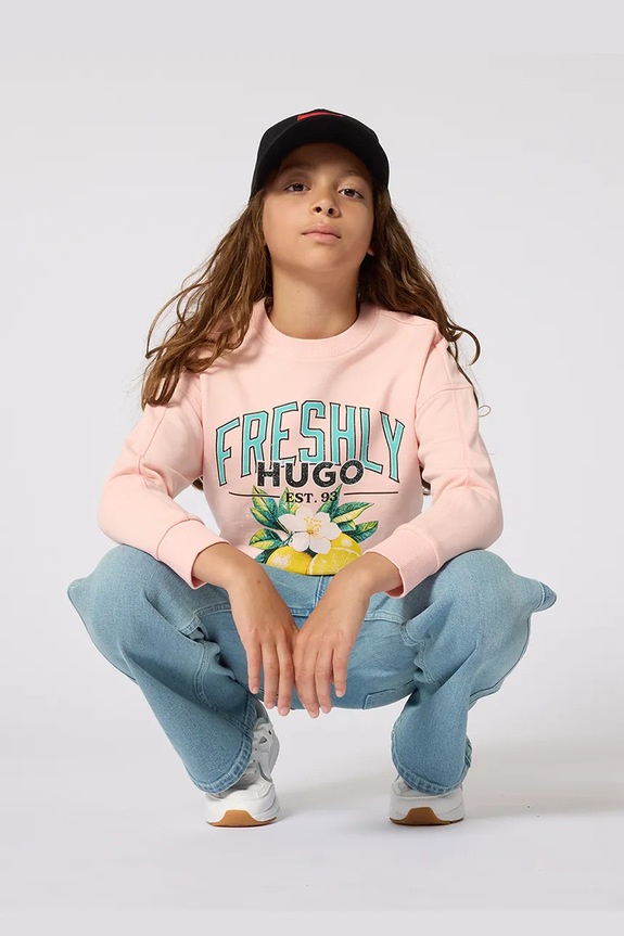 HUGO felpa per bambini senza arancione G01044.102.108