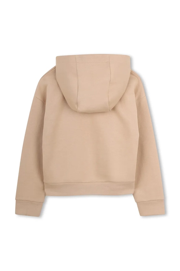 Dětská bavlněná mikina Michael Kors R30590.114.150 hnědá SS26