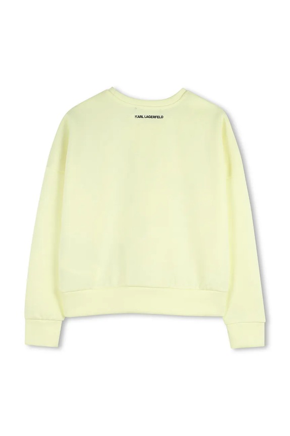 Karl Lagerfeld bluza dziecięca Z31136.114.150 żółty SS26