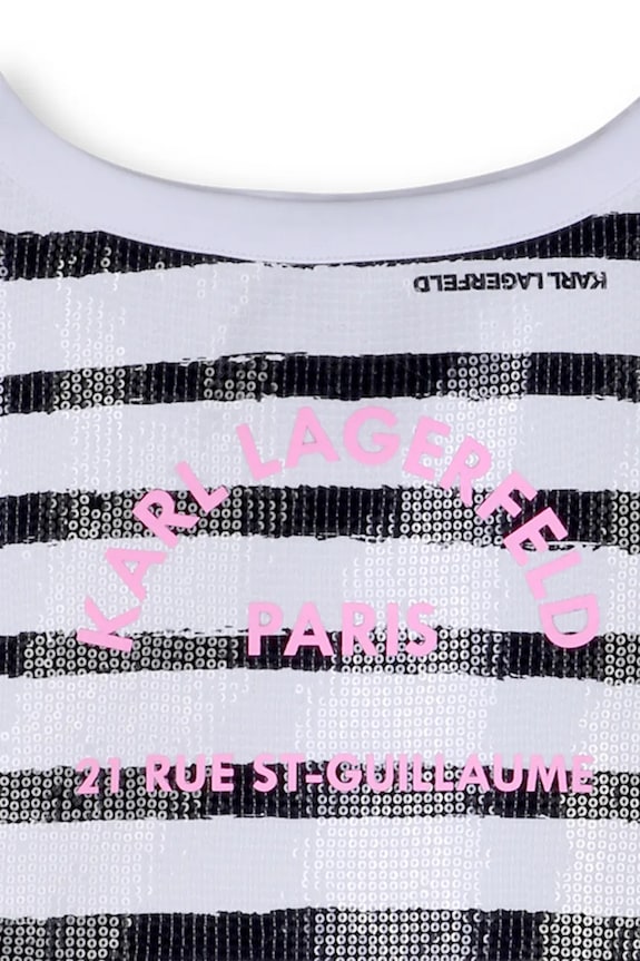 Dětská mikina Karl Lagerfeld bílá Z31137.156.162