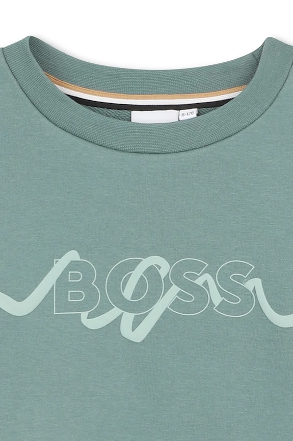 BOSS bluza dziecięca zielony J53022.156.162