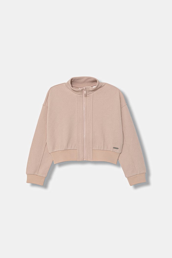 Guess mikina na zips detská bavlnená ružová J6GQ05.KF520.PPY2.M