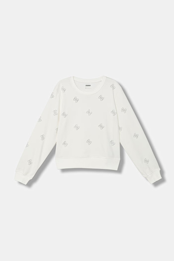 Guess mikina detská s bavlnou biela J6GQ06.KF712.PPY2.M