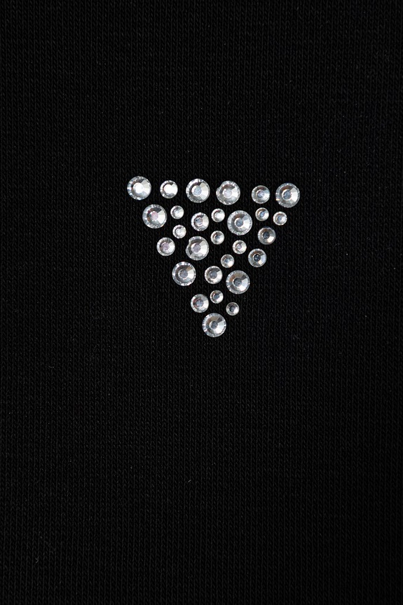 Guess detská mikina s kapucňou čierna J6GQ10.KF712.PPY2.M