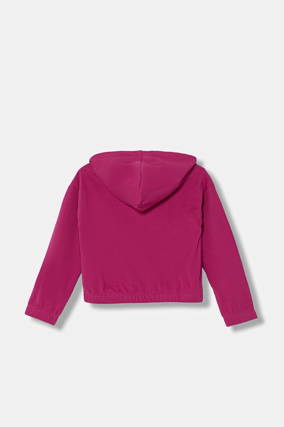 Guess hanorac pentru copii, cu amestec de bumbac K6GQ02.KF384.PPY2.M roz SS26