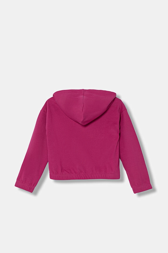 Guess hanorac pentru copii, cu amestec de bumbac K6GQ02.KF384.PPY2.M roz SS26