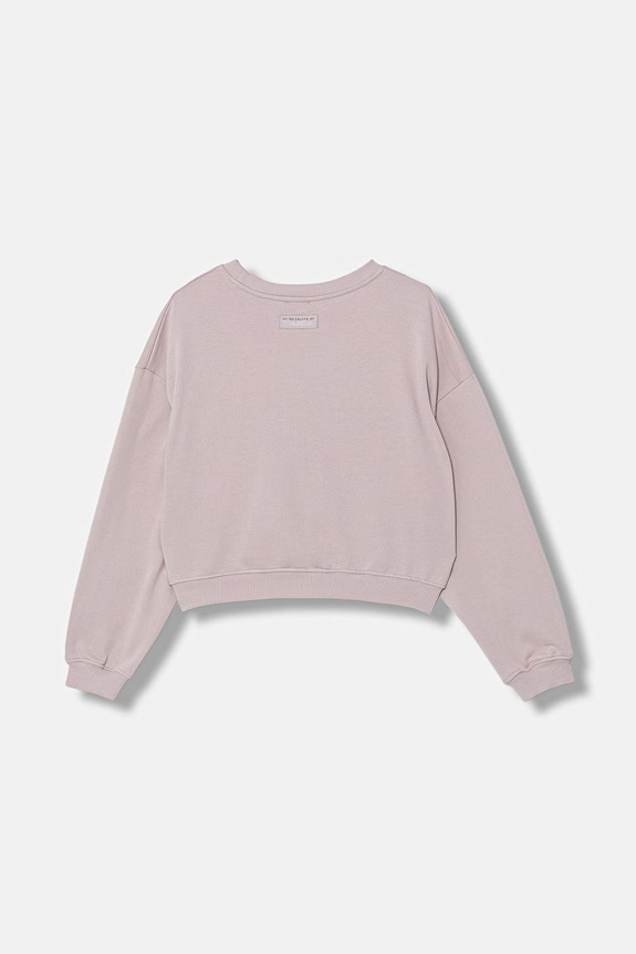 United Colors of Benetton mikina detská bavlnená 3NBMC10SD.G.Stagionale ružová SS26