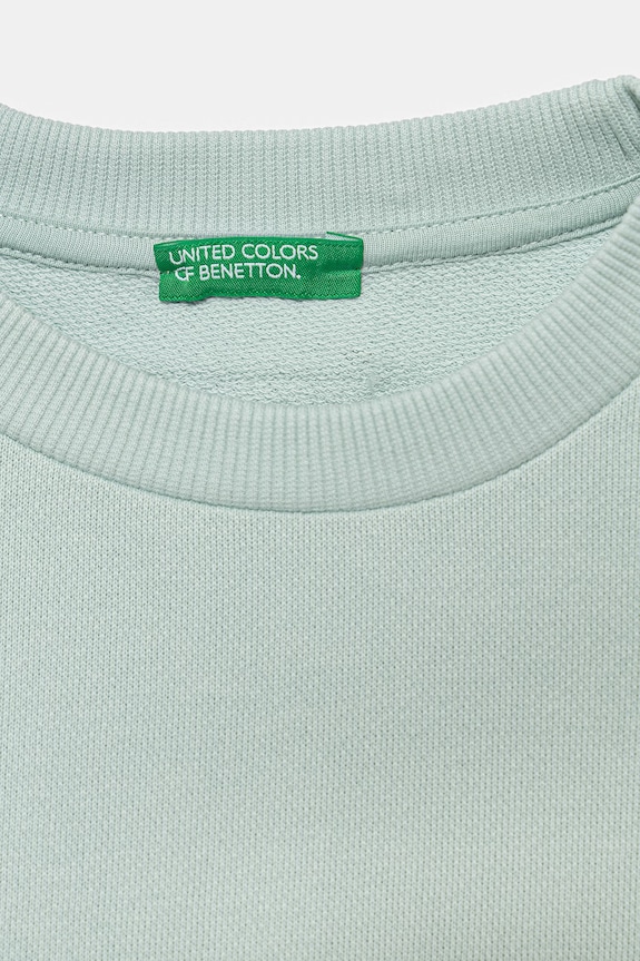 Dievča United Colors of Benetton mikina detská bavlnená 3NBMC10SD.G.Stagionale tyrkysová