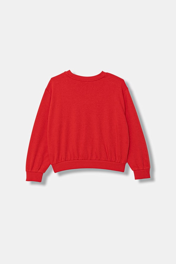 United Colors of Benetton hanorac pentru copii, din bumbac 32N4C10SR.G.Stagionale rosu SS26