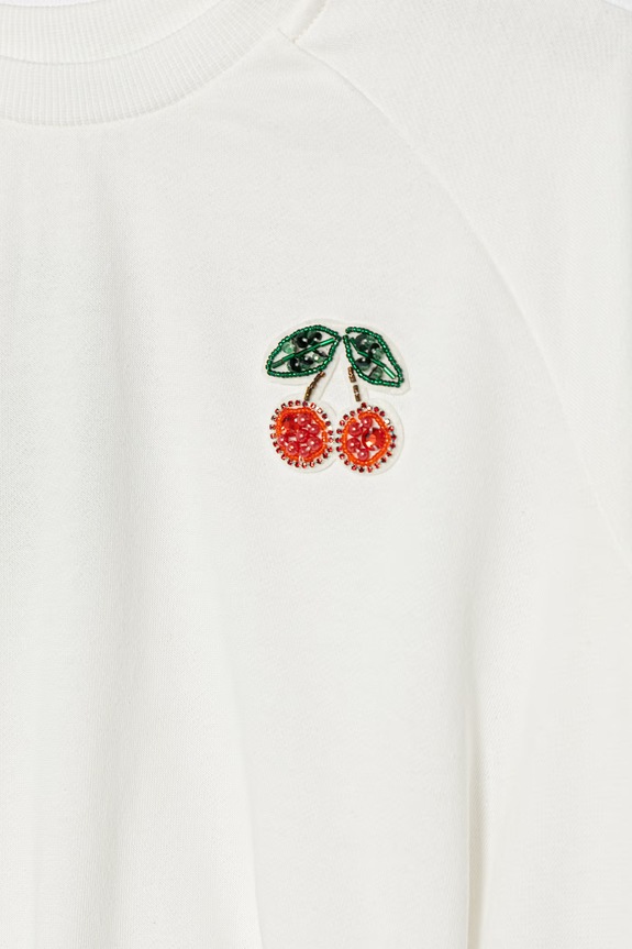 United Colors of Benetton bluza dziecięca z bawełną 3WHVC10SV.G.Stagionale biały SS26