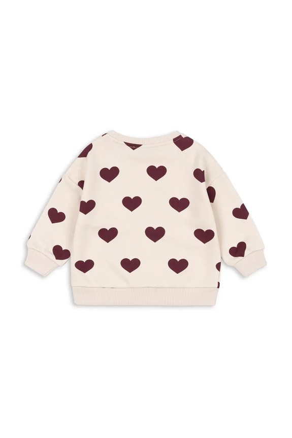 Detská mikina Konges Sløjd LOU SWEAT SHIRT OCS KS104346.PreSpring béžová SS26