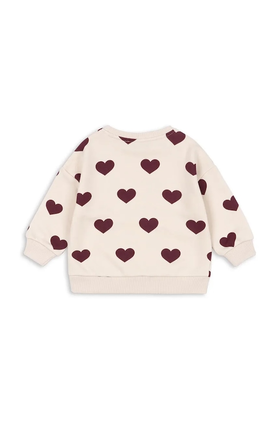 Detská mikina Konges Sløjd LOU SWEAT SHIRT OCS KS104346.PreSpring béžová SS26