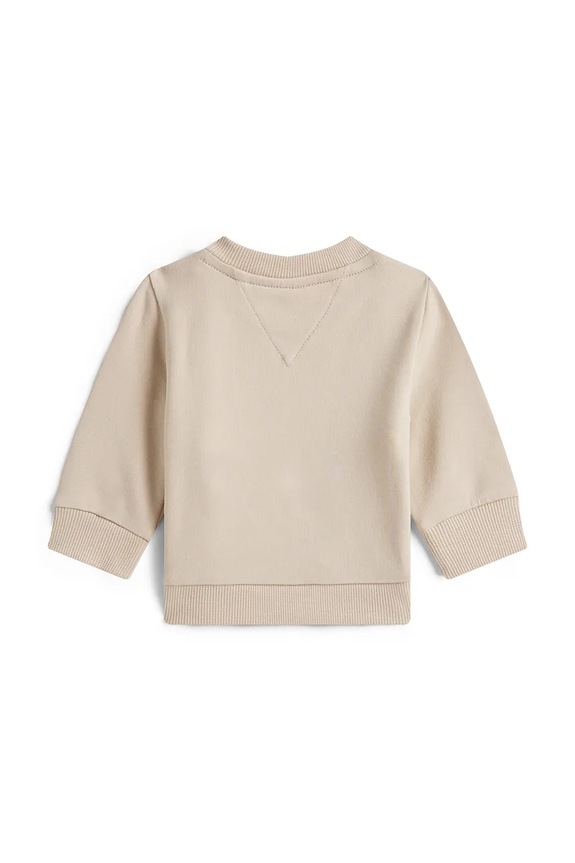 Dukserica za bebe Tommy Hilfiger KN0KN02204.PPY2 bež SS26