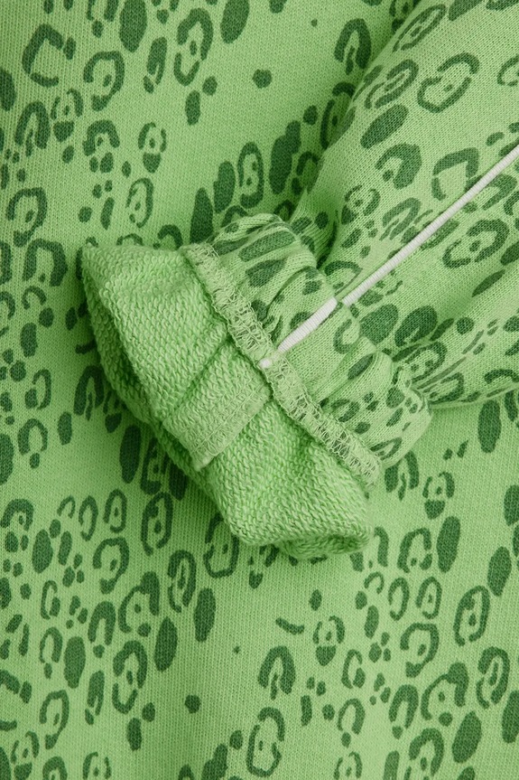 Otroški bombažen pulover Mini Rodini Mini leopard 11000351 zelena
