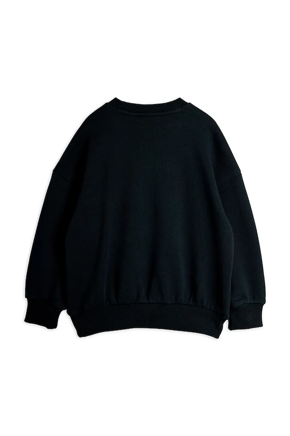 CHLAPEC Dětská bavlněná mikina Mini Rodini E.T. 25820101 černá