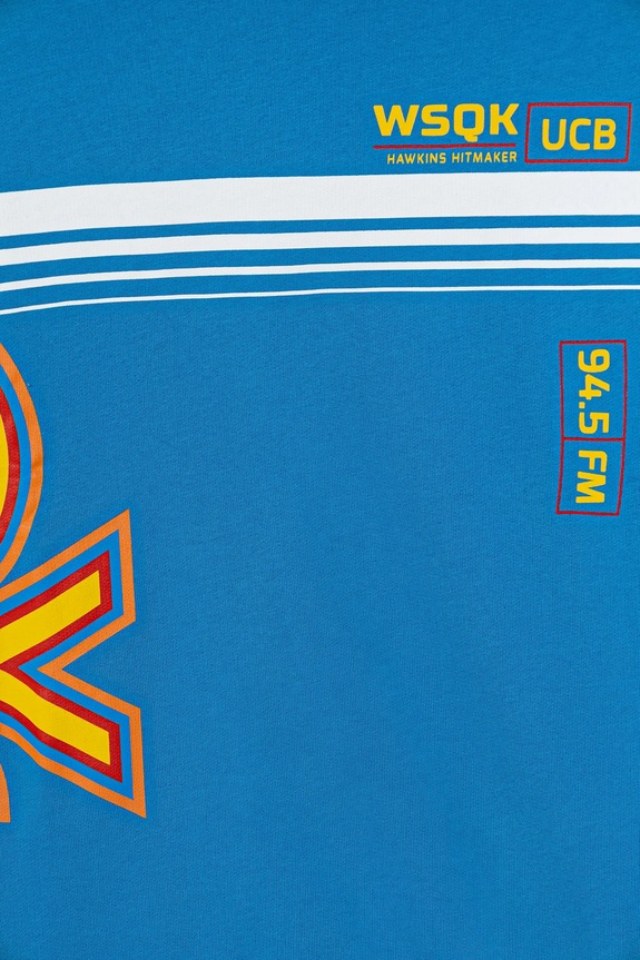 CHLAPEC Dětská bavlněná mikina United Colors of Benetton 33NVC10QW.G.Seasonal modrá