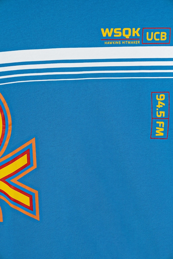 CHLAPEC Dětská bavlněná mikina United Colors of Benetton 33NVC10QW.G.Seasonal modrá