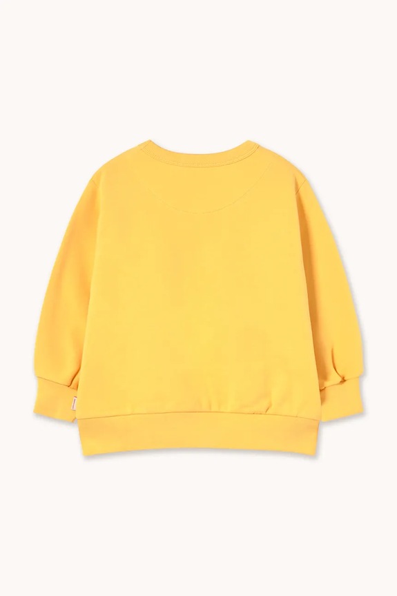 Fiú Tinycottons gyerek melegítőfelső pamutból RED DOG GRAPHIC SWEATSHIRT SS26.154 sárga