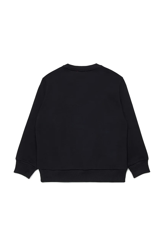 Diesel hanorac de bumbac pentru copii SVALE OVER SWEAT-SHIRT J02627.KYAZ3 negru SS26