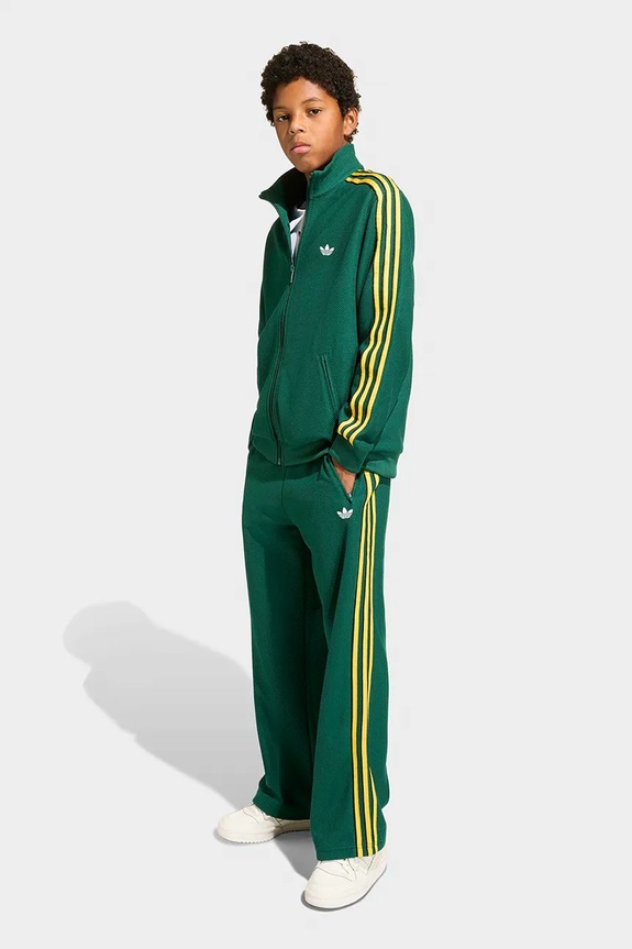 Detská mikina adidas Originals zelená KD7821