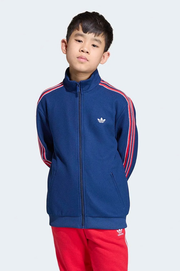 Detská mikina adidas Originals modrá KD7819