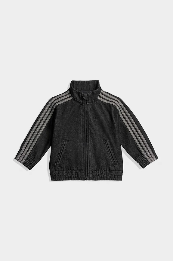 adidas Originals hanorac din denim pentru copii imprimeu negru KD3188