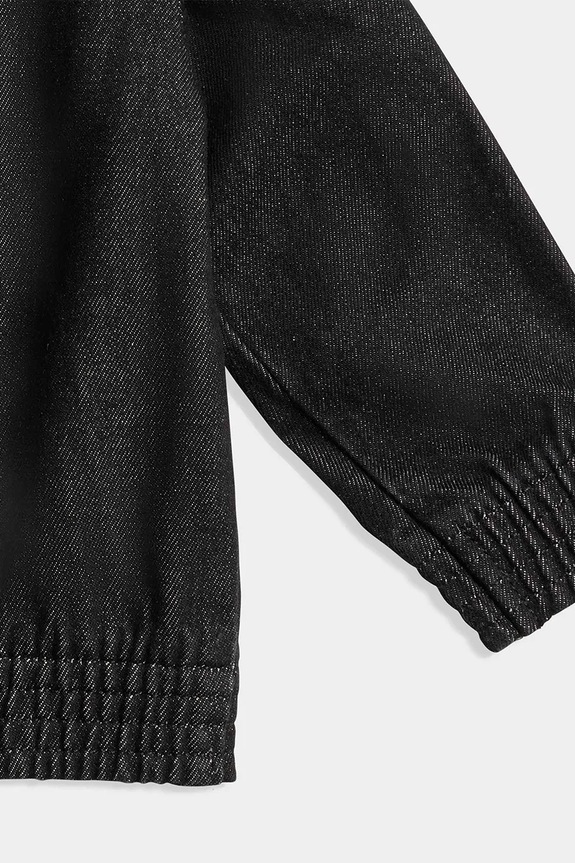 adidas Originals hanorac din denim pentru copii KD3188 negru