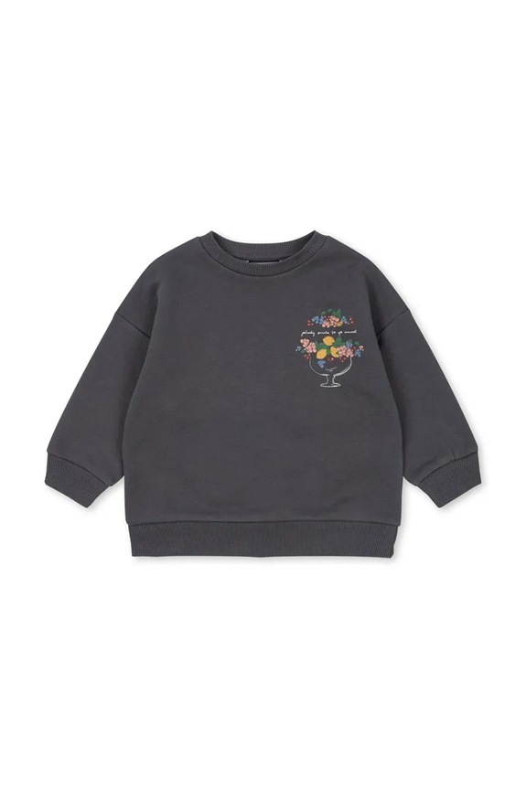 Konges Sløjd bluza dziecięca LOU SWEAT SHIRT OCS pozostałe szary KS104943.PPY2