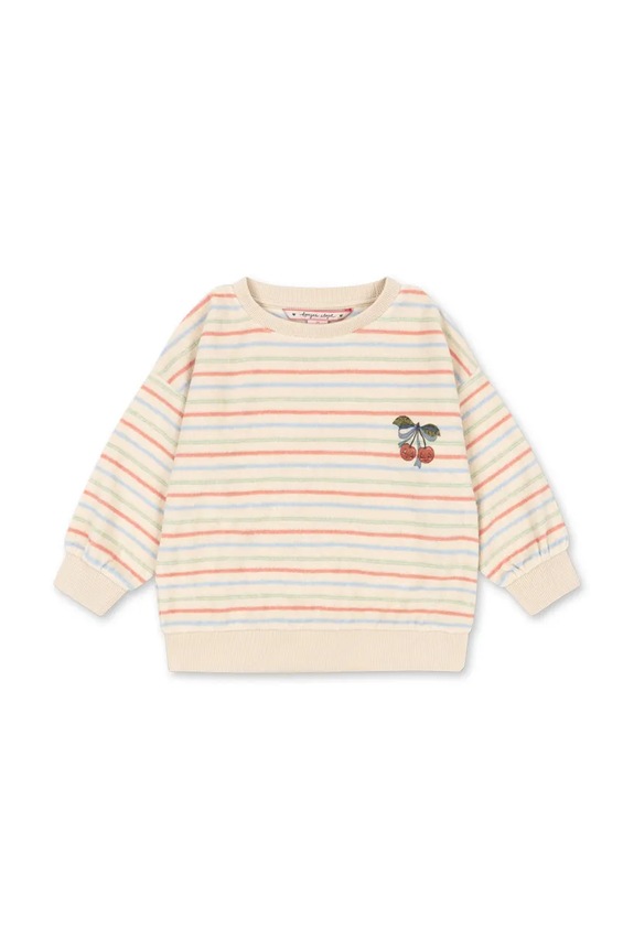 Konges Sløjd bluză copii ITTY RIB SWEAT SHIRT GOTS cu modele multicolor KS104853.PPY2