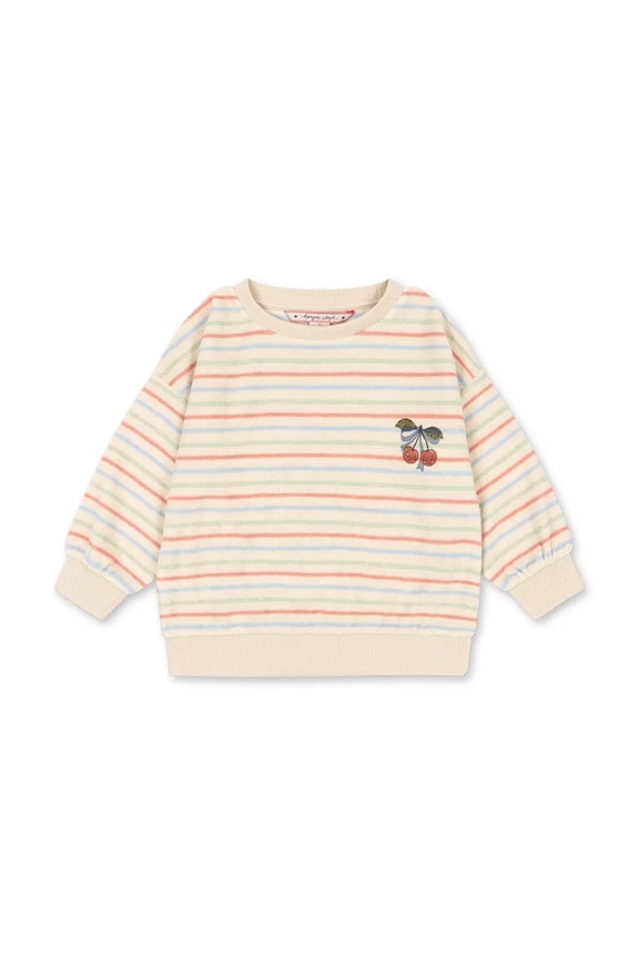Konges Sløjd bluză copii ITTY RIB SWEAT SHIRT GOTS cu modele multicolor KS104853.PPY2