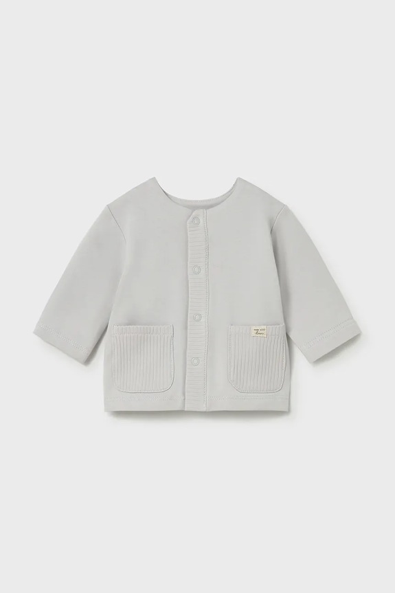 Mayoral Newborn bluza niemowlęca z elastanem szary 1485.1A.Newborn.PPY2
