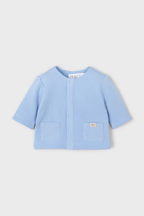 Mayoral Newborn bluza niemowlęca z elastanem niebieski 1485.1A.Newborn.PPY2