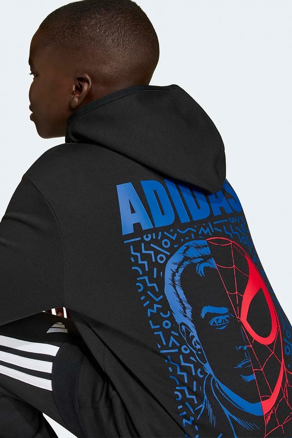 adidas bluză copii Marvel Spider-Man negru KE2036