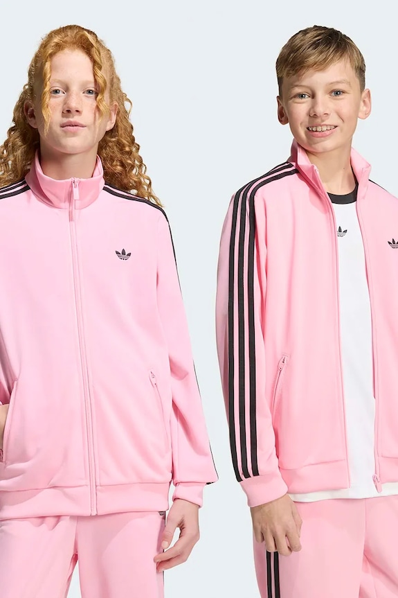 adidas Originals bluza dziecięca aplikacja różowy KE0895