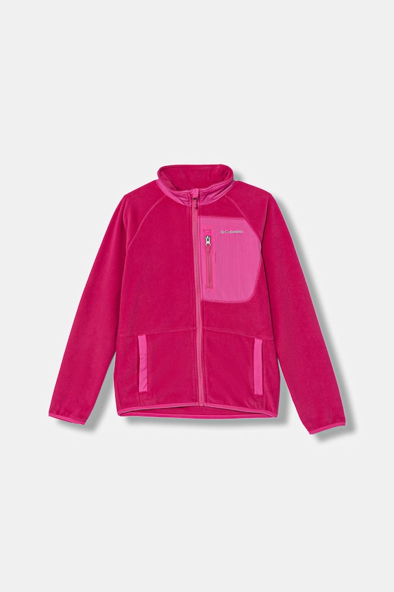 Columbia bluza polarowa dziecięca Fast Trek bez kaptura różowy 2156451