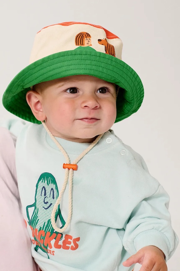 Chłopiec Bobo Choses bluza bawełniana niemowlęca Mr Pickles 126AB032 niebieski