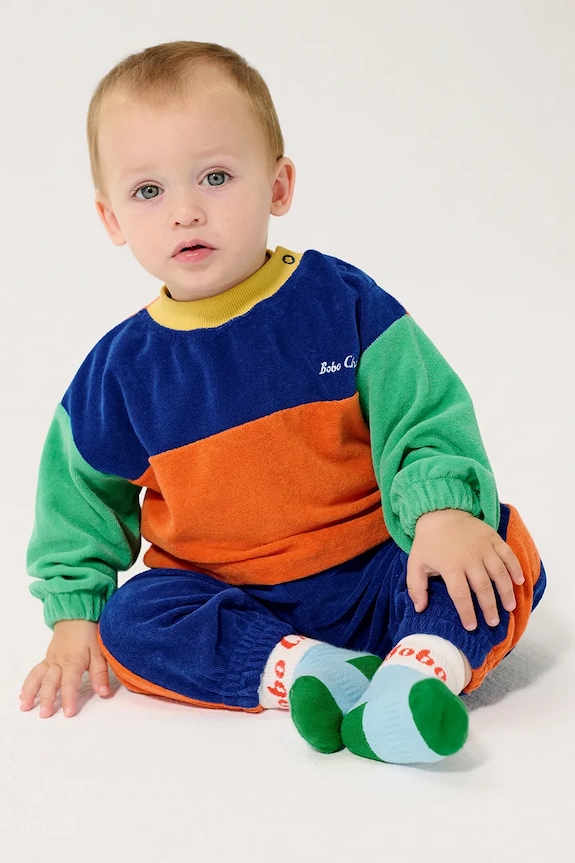 Bobo Choses bluza niemowlęca wzorzyste pomarańczowy 126AB046