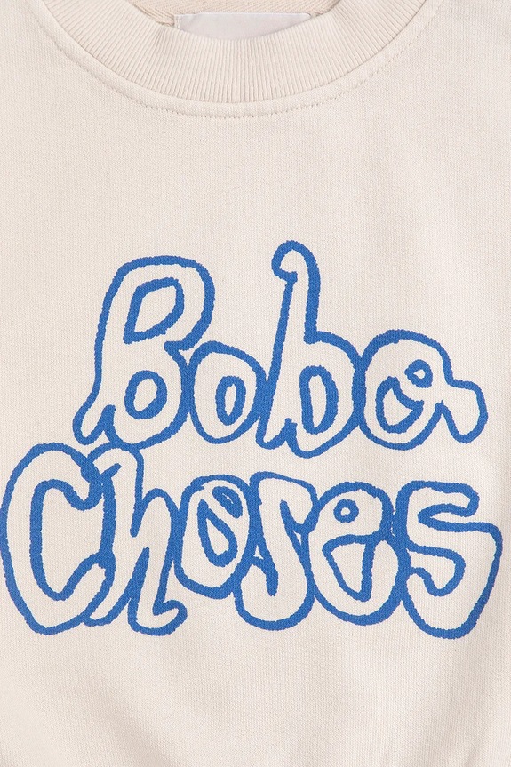 Bobo Choses hanorac de bumbac pentru bebeluși Bobo Choses By Hand bej 126AB113