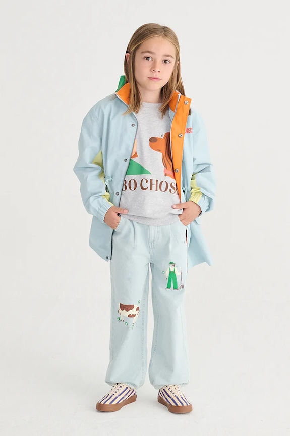 Bobo Choses bluza bawełniana dziecięca Friends in a Pickle 126AC038