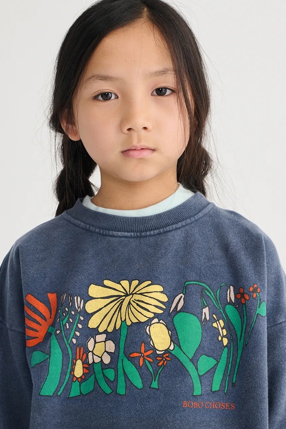 Bobo Choses bluza bawełniana dziecięca Color Herbalist 126AC042